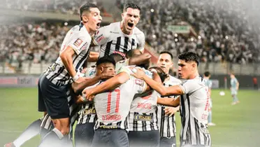 Alianza Lima celebrando el gol ante Sporting Cristal en el Apertura
