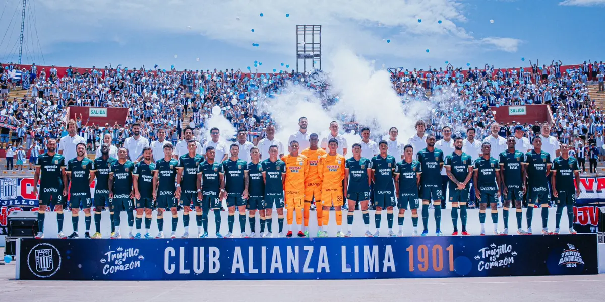 Alianza Lima hizo la presentación oficial del equipo en Trujillo