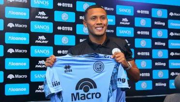 Bryan Reyna tiene contrato con Belgrano hasta fines del 2026