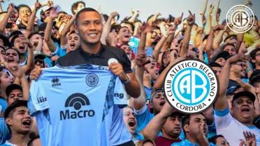 Bryan Reyna usa la camisera número 11 en Belgrano