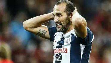 Hernán Barcos con la camiseta de Alianza Lima