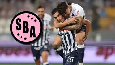 Kevin Serna y Franco Zanelatto celebrando en Alianza Lima