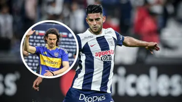 Carlos Zambrano - Edinson Cavani (Foto: X)