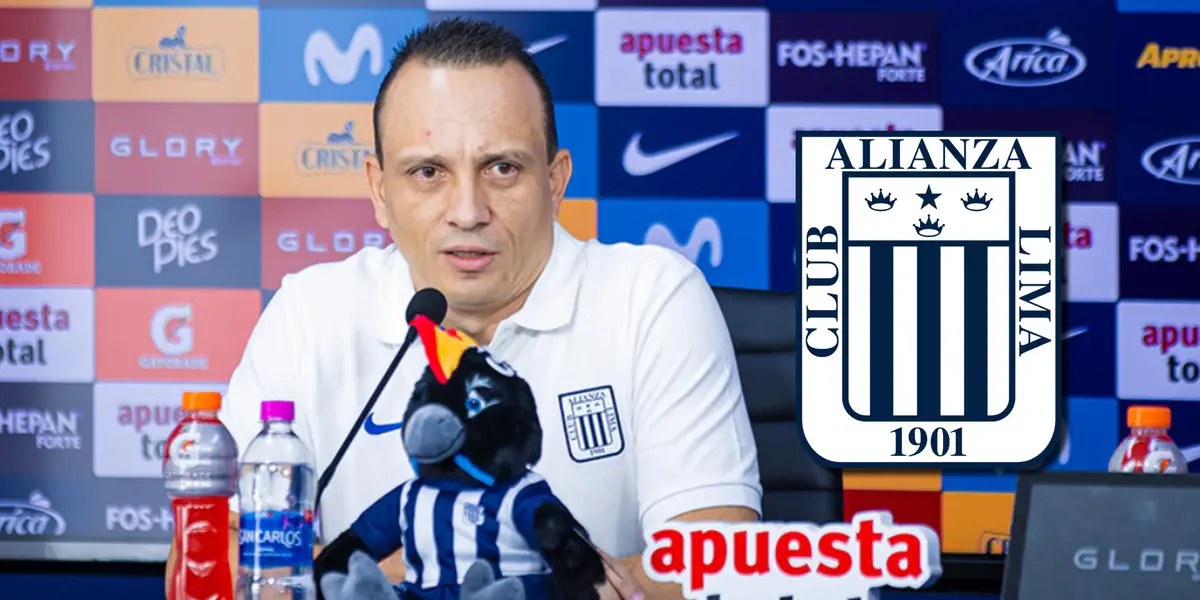 Alejandro Restrepo en la conferencia post partido de Alianza Lima