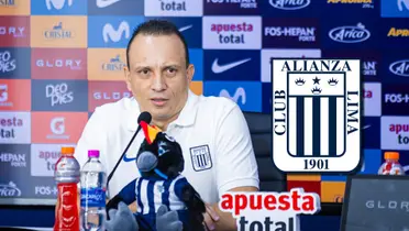 Alejandro Restrepo en la conferencia post partido de Alianza Lima