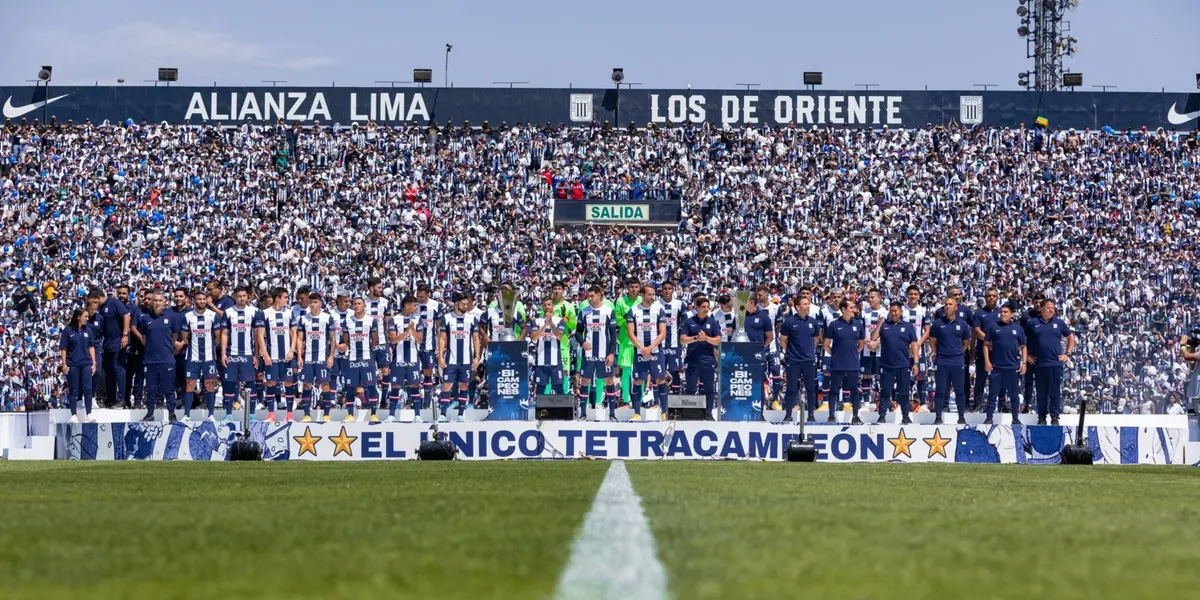 Alianza Lima por fin está realizando la presentación oficial del equipo 