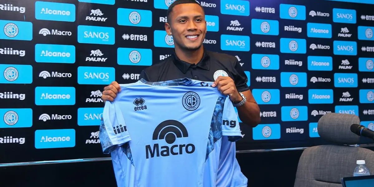 Bryan Reyna viene de firmar contrato por 3 temporadas con Belgrano