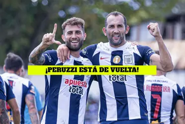 El argentino volvió a hacer su aparación con el primer equipo de Alianza Lima