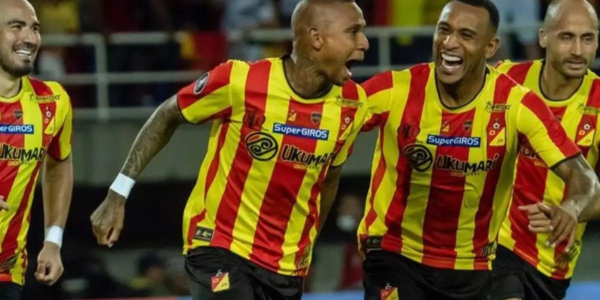 El atacante colombiano terminó con su equipo su travesía en la Copa Libertadores