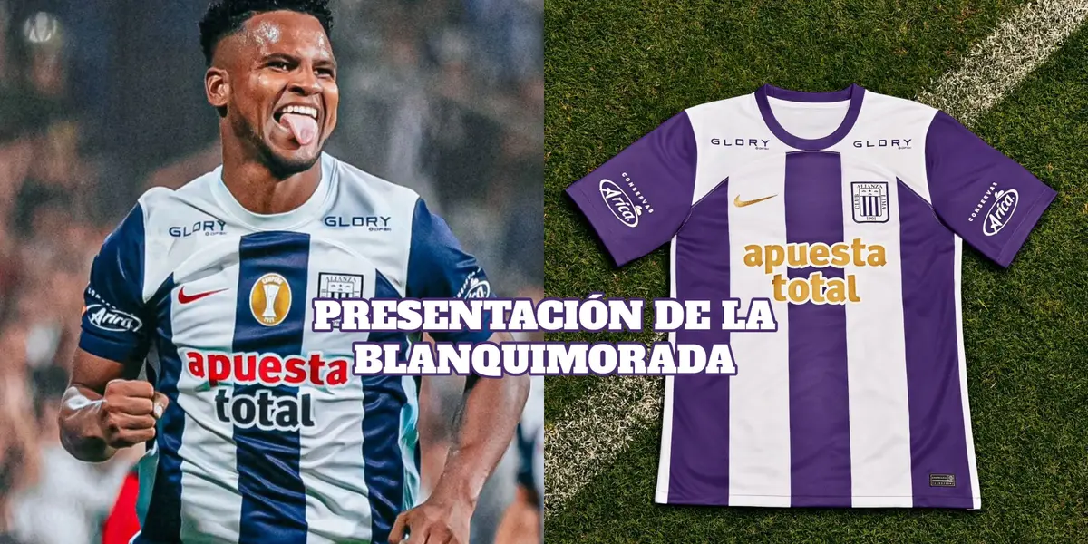 El delantero blanquiazul fue el elegido para mostrar la nueva camiseta