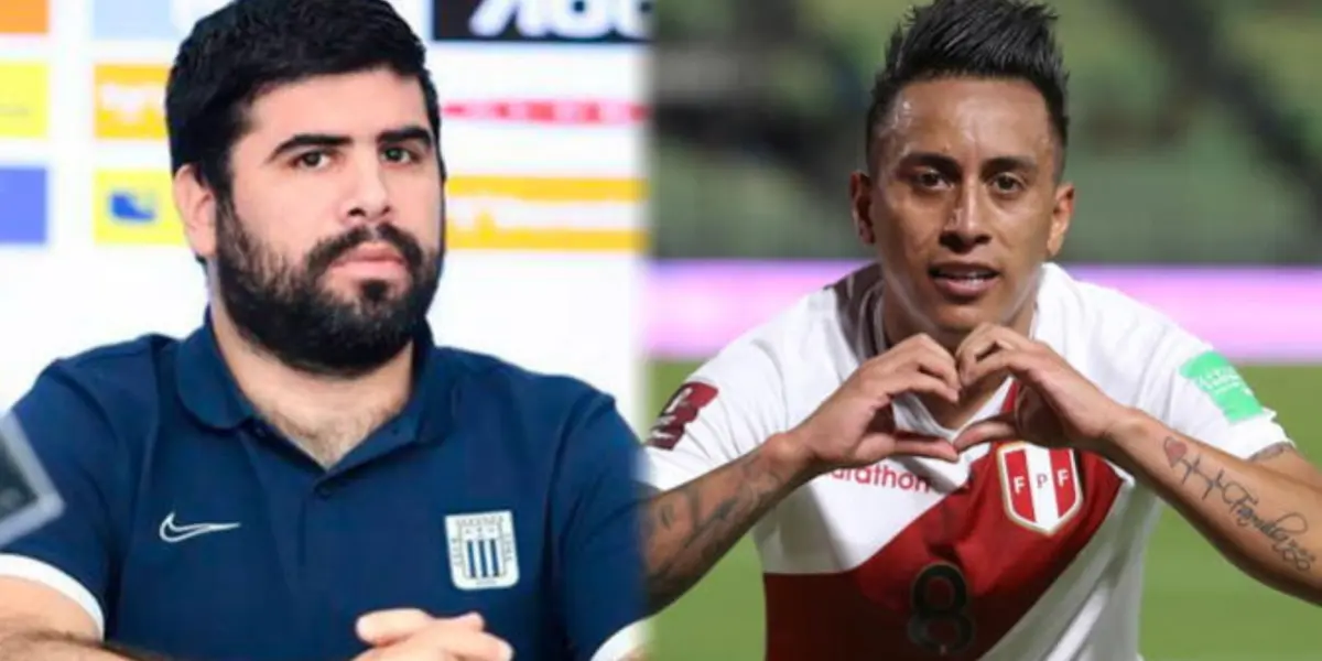 El gerente deportivo de Alianza Lima aún no pierde la esperanza con el ‘10’