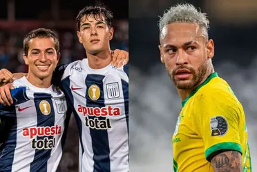 El jugador de Alianza Lima hizo lo inesperado para molestar al crack de Brasil