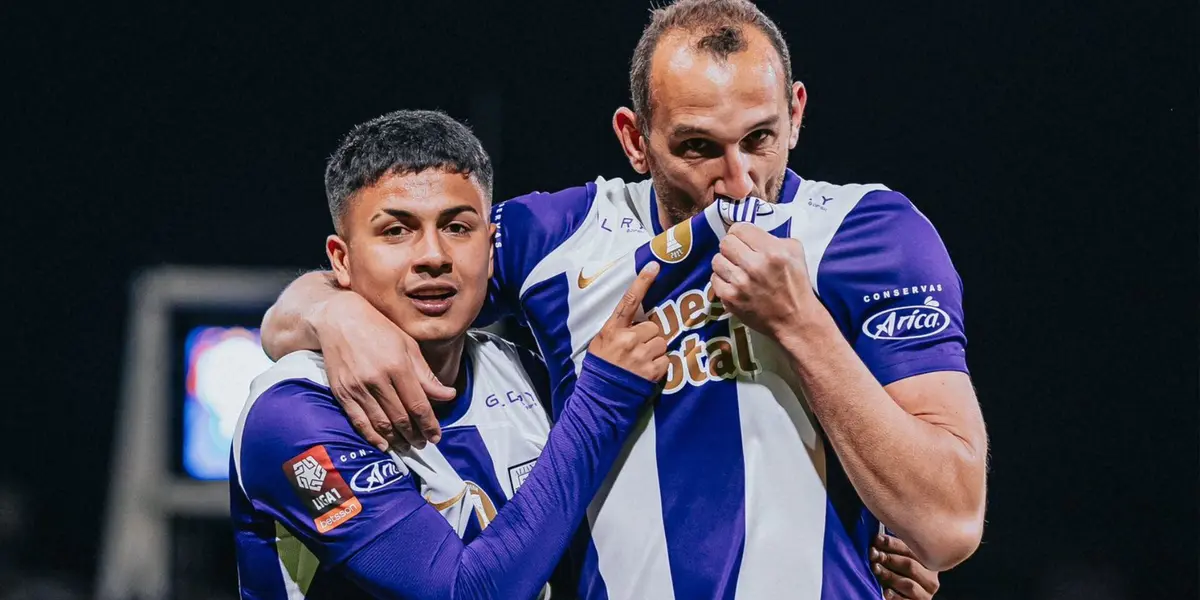 Jairo Concha y Hernán Barcos eran una gran dupla en Alianza Lima