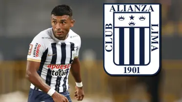 Jhamir D'Arrigo con la camiseta de Alianza Lima en este 2024