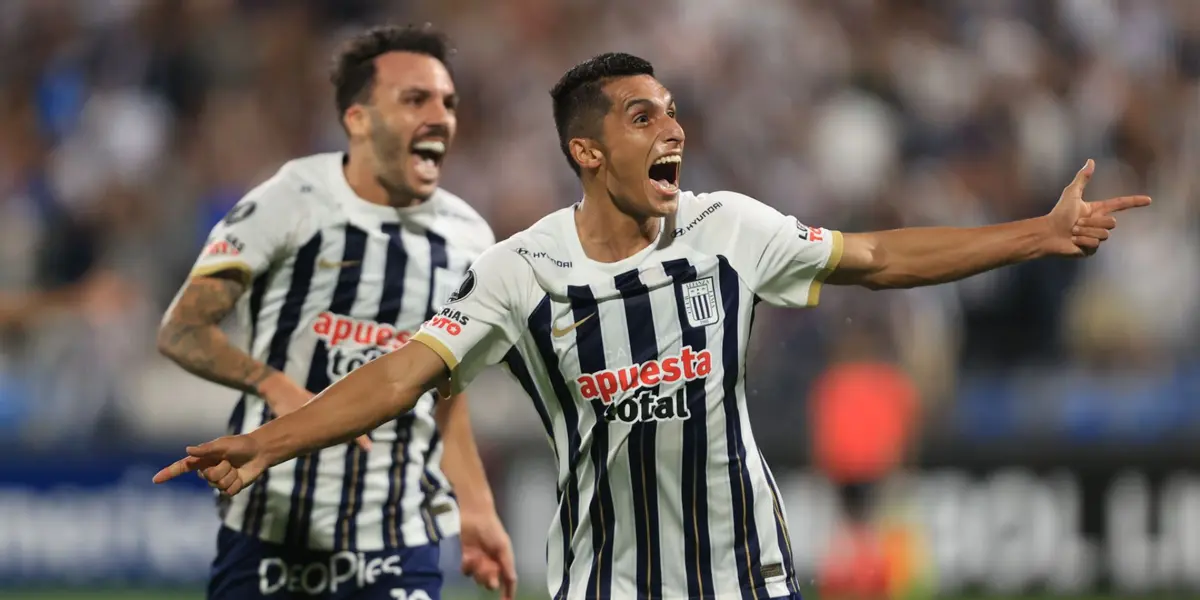 Kevin Serna anotó el primer gol de Alianza Lima en la Libertadores 2024