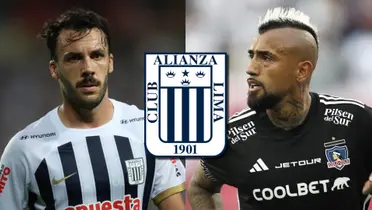 Sebastián Rodríguez de Alianza Lima y Arturo Vidal de Colo Colo